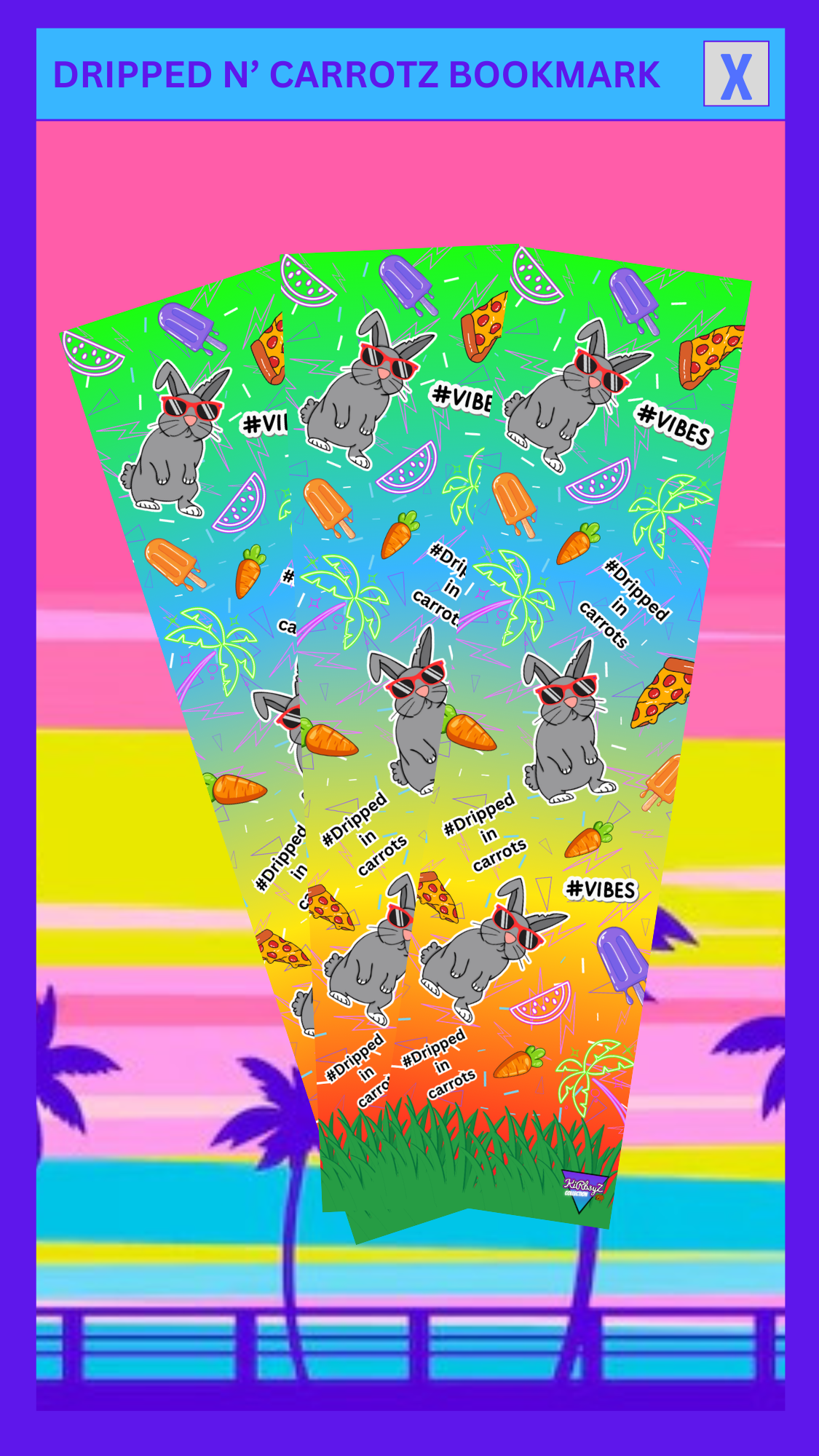 Drippin' N' Carrotz Bookmark