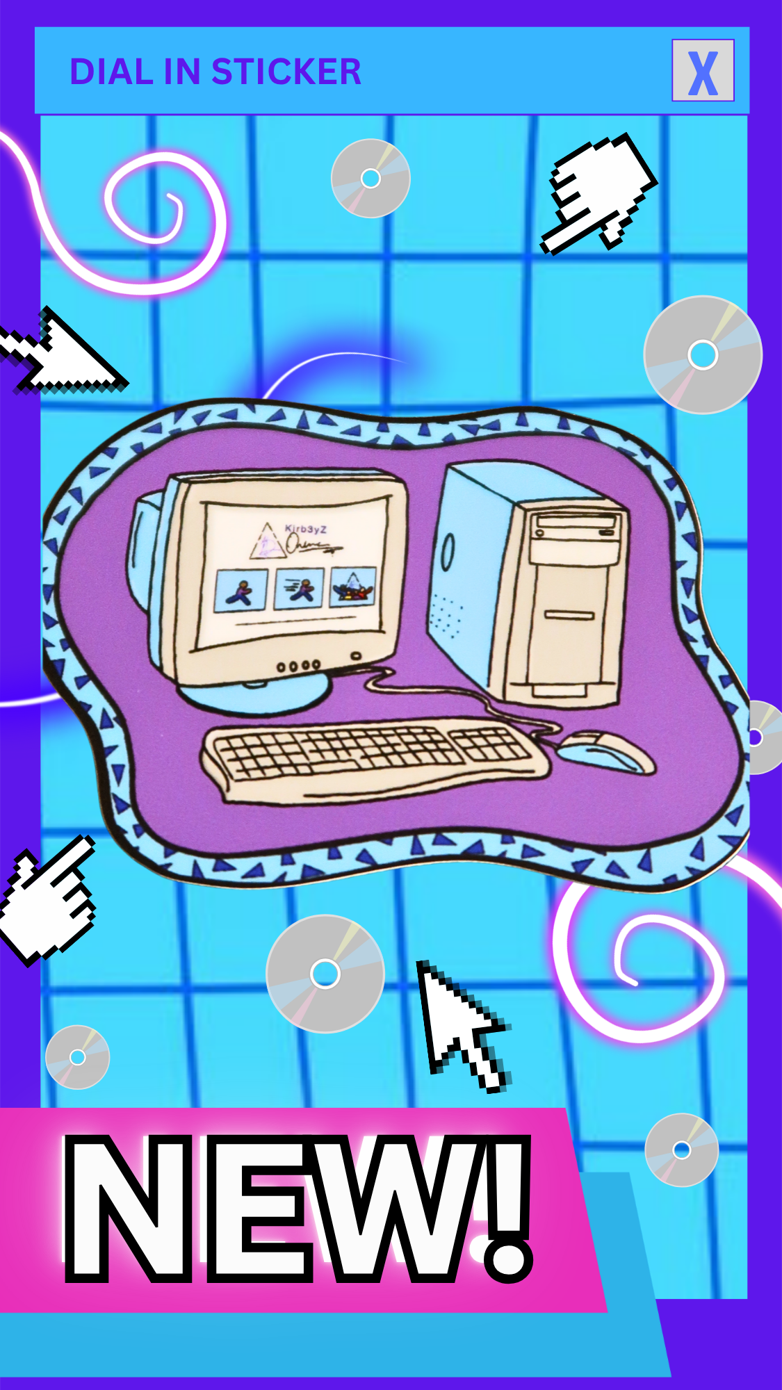 DIAL IN STICKER