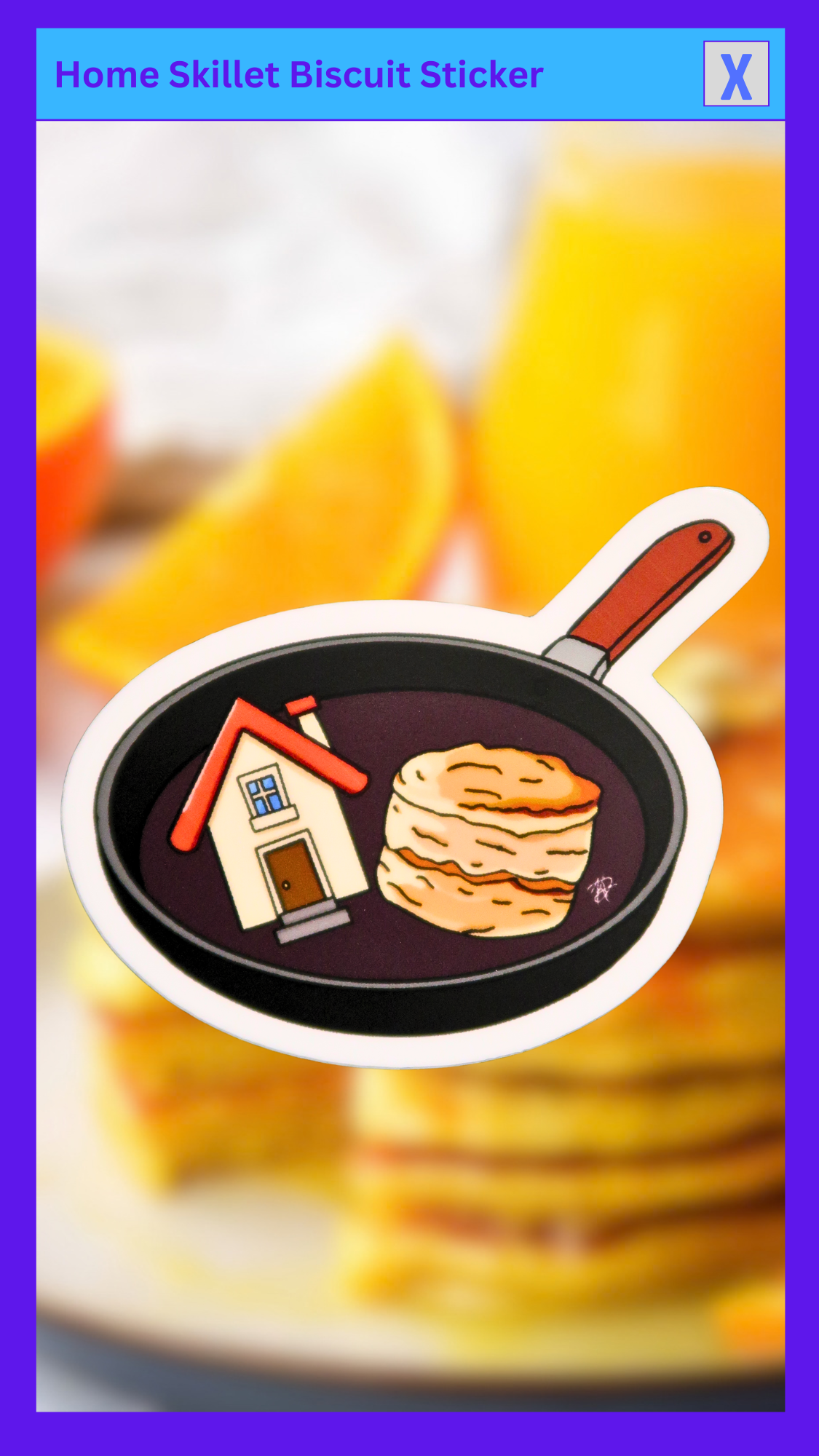 Home Skillet Biscuit sticker