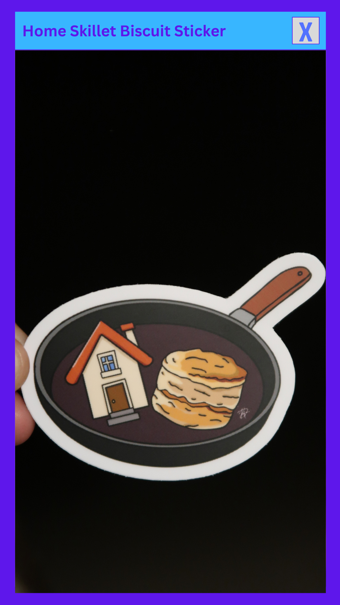 Home Skillet Biscuit sticker