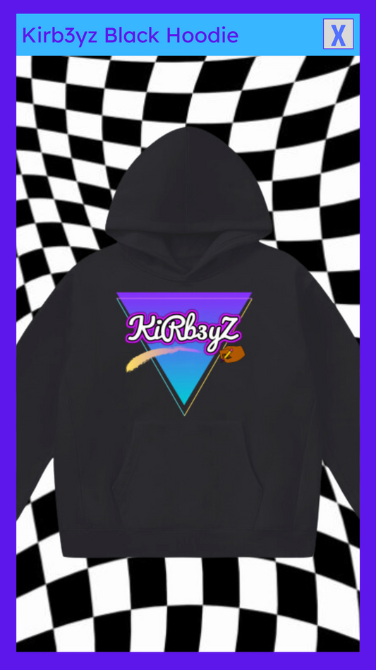 Kirb3yz Black Hoodie