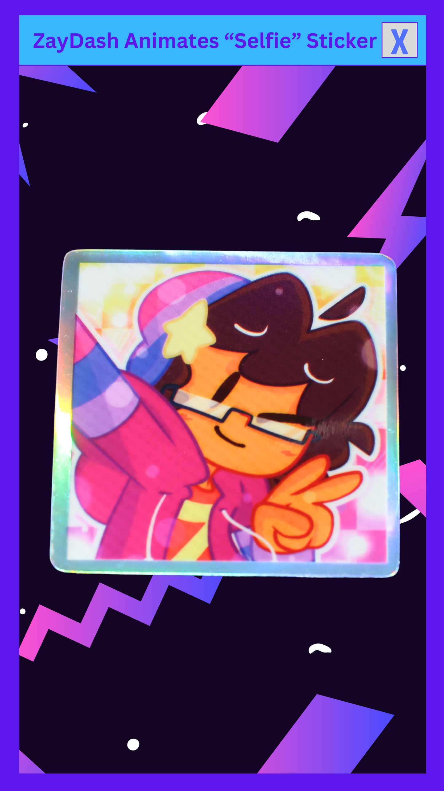 ZayDash Animates " Selfie " Sticker
