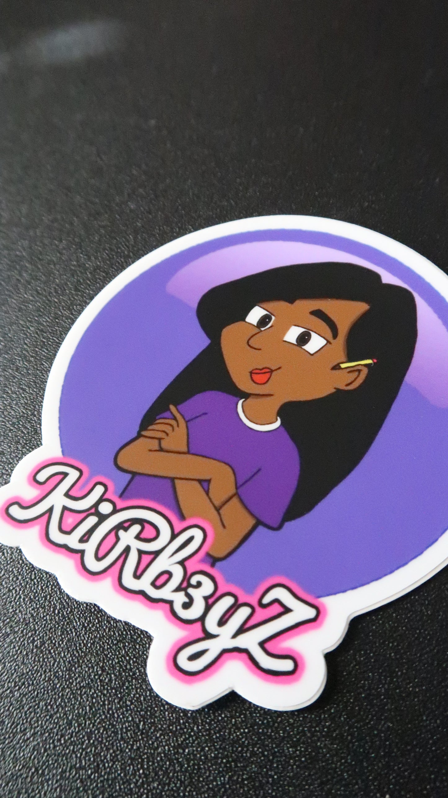 Purple Kirb3yZ Sticker